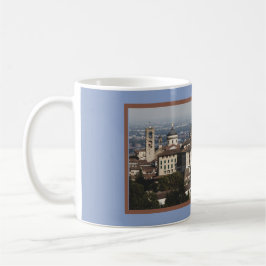 Caneca De Café Città Alta Panorama, Bergamo, Itália