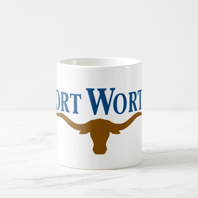 Caneca De Café City Flag of Fort Worth (Texas) (Centro)