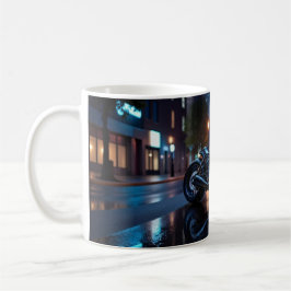 Caneca De Café City Lights Moto