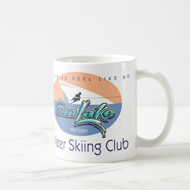 Caneca De Café CJ, parte dianteira do lago gun (Direita)