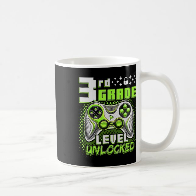 Caneca De Café Ck To School 3rd Grade Boys Gamer First Day School (Direita)