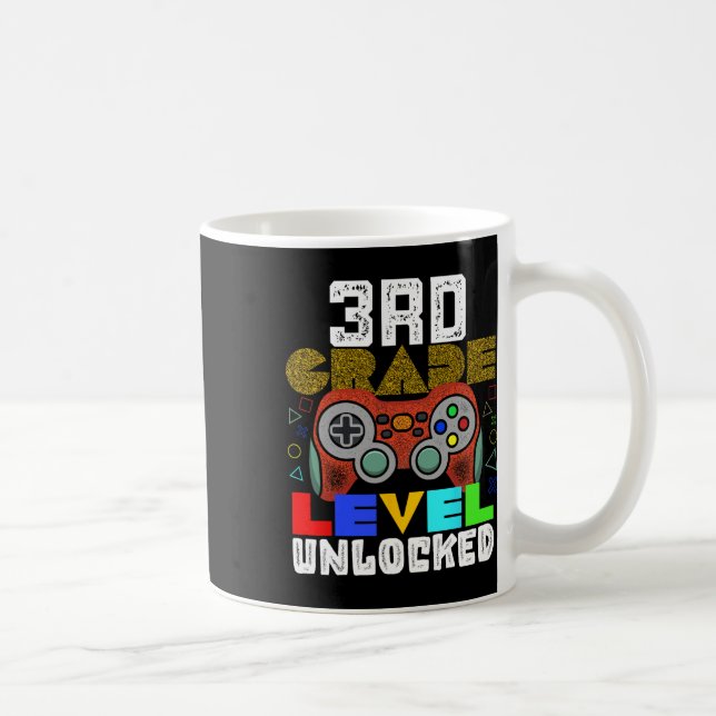 Caneca De Café Ck To School 3rd Grade Gamer  (Direita)