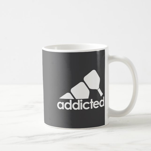 Caneca De Café Ckleball Addicted Funny Ckleball  (Direita)