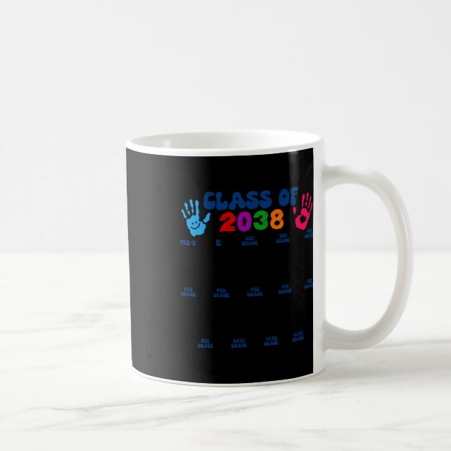 Caneca De Café Cl De 2038 Boneco De Manuscrito De Volta À Gra Pré (Direita)