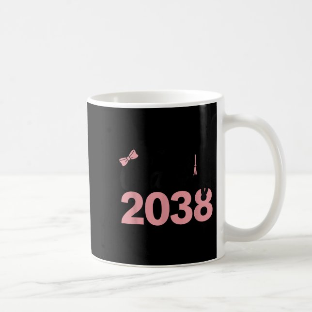 Caneca De Café Cl De 2038 Cresce Comigo Coquete Rosa Do Jardim De (Direita)