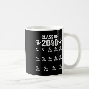 Caneca De Café Cl de 2040 Cresça Comigo Pré-k Primeiro Dia de Aul