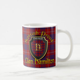Caneca De Café Clã Hamilton Scottish Proud Cups Mugs