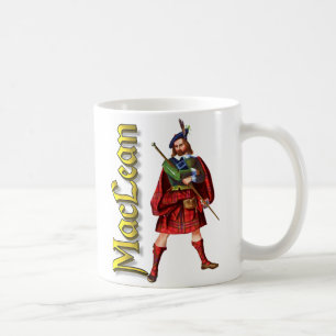 Caneca De Café Clã MacLean Scotland velho