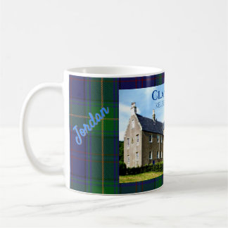 Caneca De Café Clã Personalizado Boyle's Kelburn Castelo & Tartan