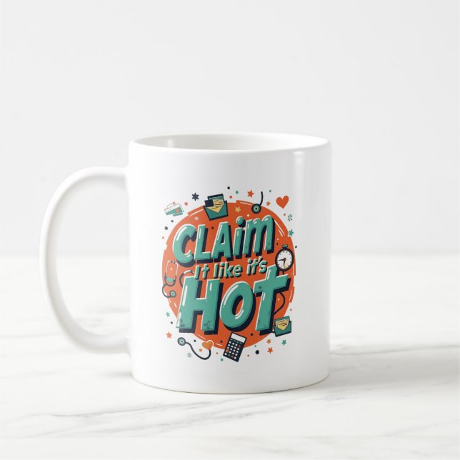 Caneca De Café Claim It Like It’s Hot – Funny Office Mug (Esquerda)