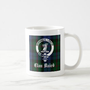 Caneca De Café Clan Baird Crest Tartan