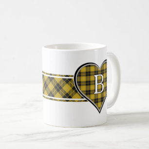 Caneca De Café Clan Barclay Tartan Heart