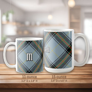 Caneca De Café Clan Bell Tartan