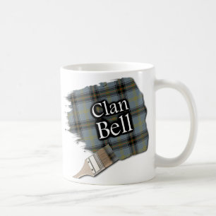 Caneca De Café Clan Bell Tartan Paint Brusch Cup