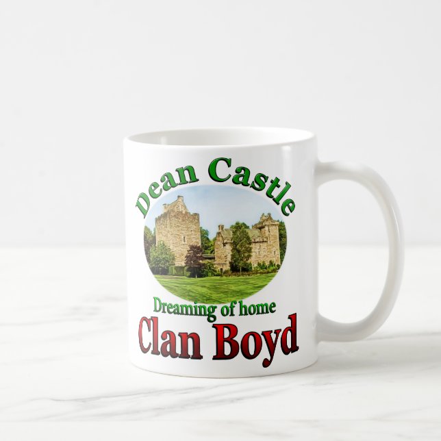 Caneca De Café Clan Boyd Sonhando com a Copa do Castelo de Casa (Direita)