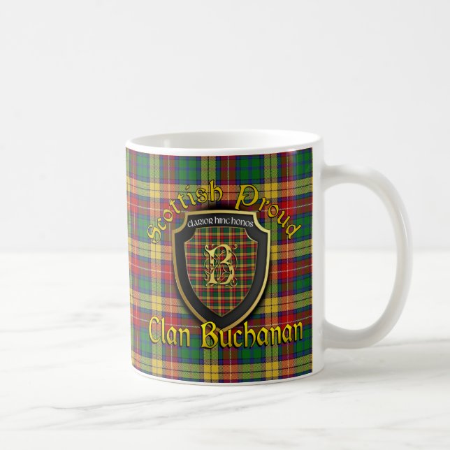 Caneca De Café Clan Buchanan Scottish Proud Cups Mugs (Direita)