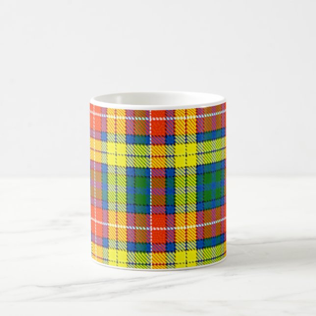Caneca De Café Clan Buchanan Tartan (Centro)