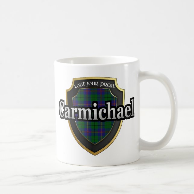 Caneca De Café Clan Carmichael Scottish Dynasty Tartan Mugs Cups (Direita)