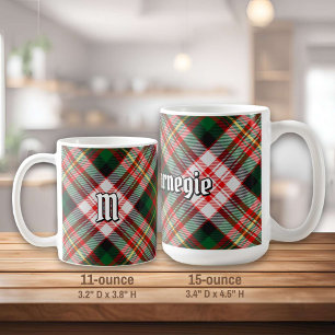 Caneca De Café Clan Carnegie Dress Tartan