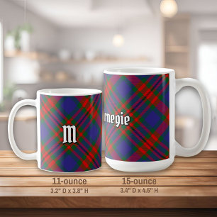 Caneca De Café Clan Carnegie Tartan