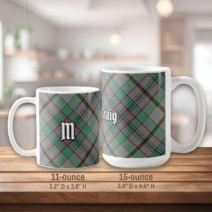 Caneca De Café Clan Craig Tartan Coffee Mug