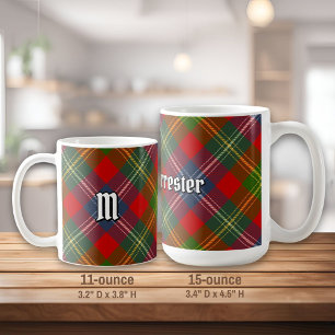 Caneca De Café Clan Forrester Tartan