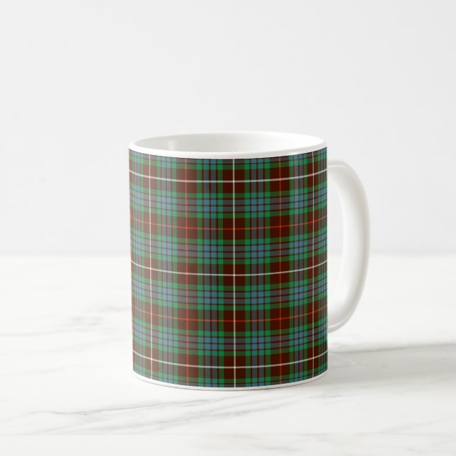 Caneca De Café Clan Fraser caçando Tartan (Frente Esquerda)