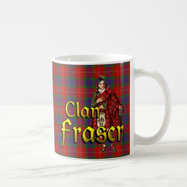 Caneca De Café Clan Fraser Scottish Dream (Direita)