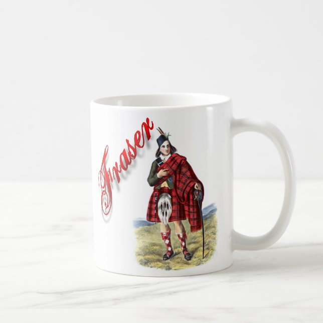 Caneca De Café Clan Fraser Scottish Dream Cup (Direita)