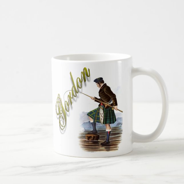 Caneca De Café Clan Gordon Scottish Dream Cup (Direita)