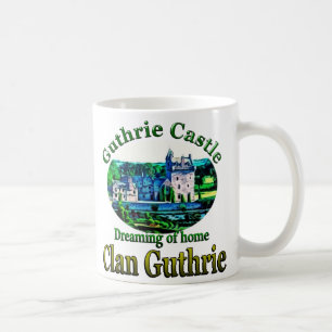 Caneca De Café Clan Guthrie Sonhando com o Castelo Home Guthrie