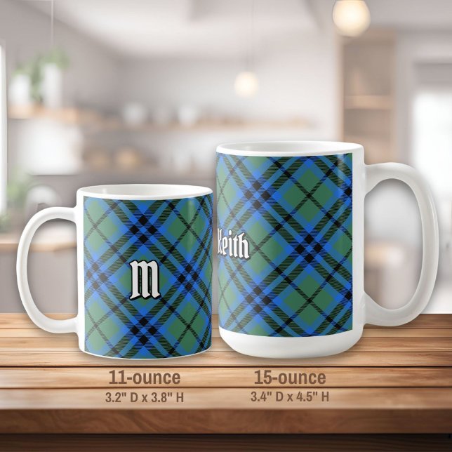 Caneca De Café Clan Keith Tartan Coffee Mug (Criador carregado)