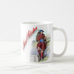 Caneca De Café Clan MacAlister Copa Sonho Escocês