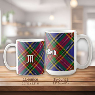 Caneca De Café Clan MacBeth Tartan Coffee Mug