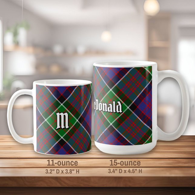 Caneca De Café Clan MacDonald do Clanranald Tartan Coffee Mug (Criador carregado)