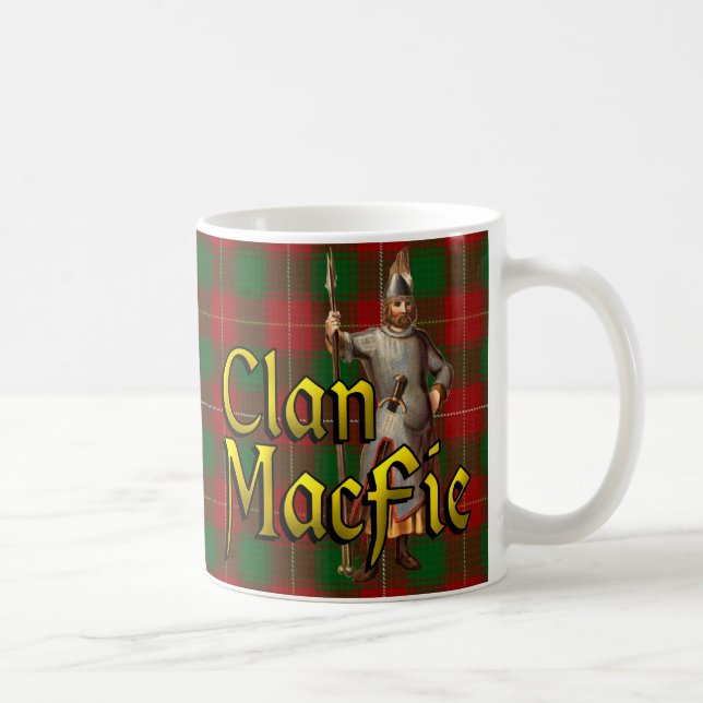 Caneca De Café Clan MacFie Copa Sonho Escocês (Direita)