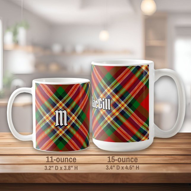 Caneca De Café Clan MacGill Tartan Coffee Mug (Criador carregado)