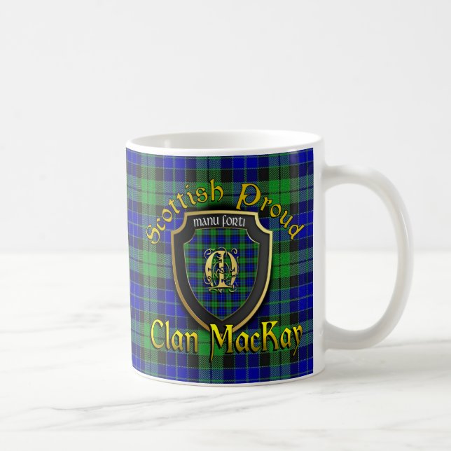 Caneca De Café Clan MacKay Scottish Proud Cups Mugs (Direita)