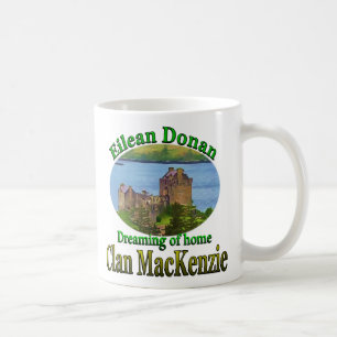 Caneca De Café Clan MacKenzie Sonhando com o Home Eilean Donan