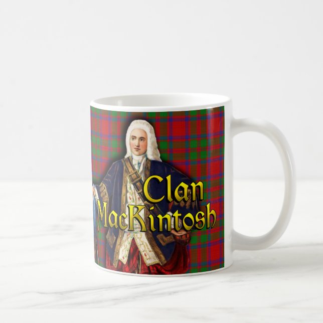 Caneca De Café Clan MacKintosh Scottish Dreams (Direita)