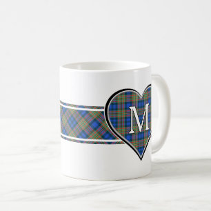 Caneca De Café Clan MacLellan Tartan Heart