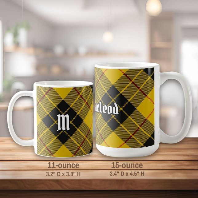 Caneca De Café Clan Macleod de Lewis Tartan (Criador carregado)