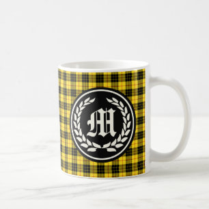 Caneca De Café Clan MacLeod Tartan Monograma
