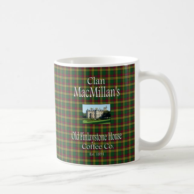 Caneca De Café Clan MacMillan's Old Finlaystone House Co. (Direita)