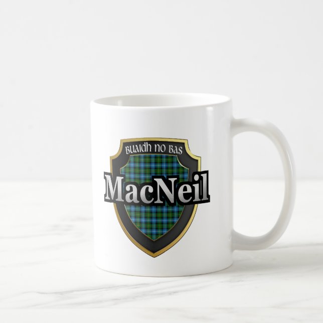 Caneca De Café Clan MacNeil Scottish Dynasty Tartan Mugs Cups (Direita)