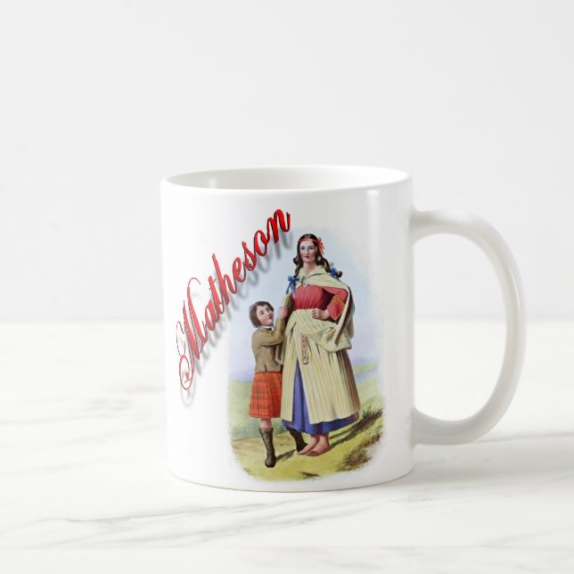 Caneca De Café Clan Matheson Taça do Sonho Escocês (Direita)