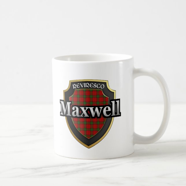 Caneca De Café Clan Maxwell Scottish Dynasty Tartan Mugs Cups (Direita)