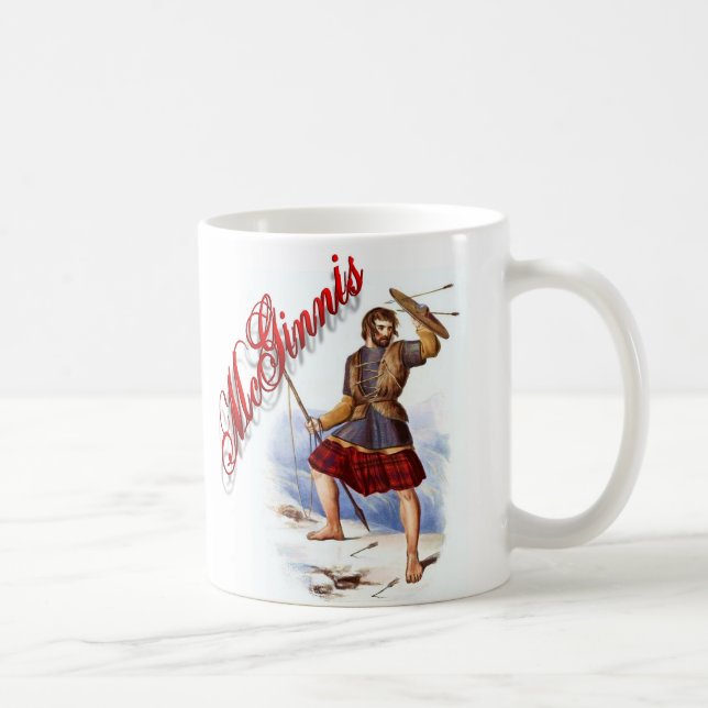 Caneca De Café Clan McGinnis Scottish Dream Cup (Direita)