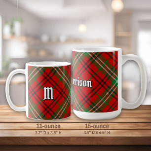 Caneca De Café Clan Morrison Red Tartan Coffee Mug