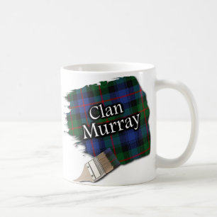 Caneca De Café Clan Murray Tartan Paint Brusch Cup